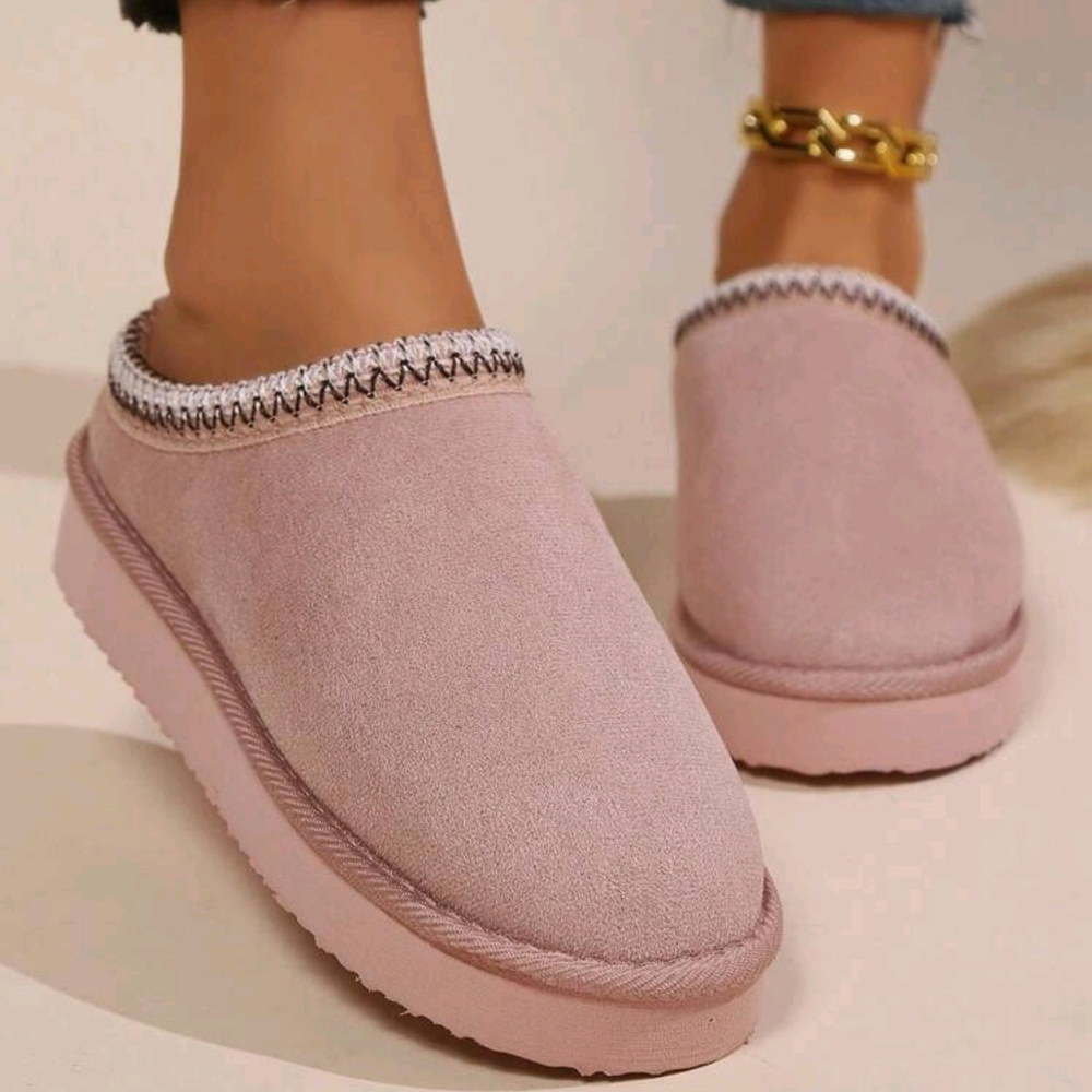 Women's Casual Daily Wear Snow Boots, Ladies' Slippers - Picture 1 of 7
